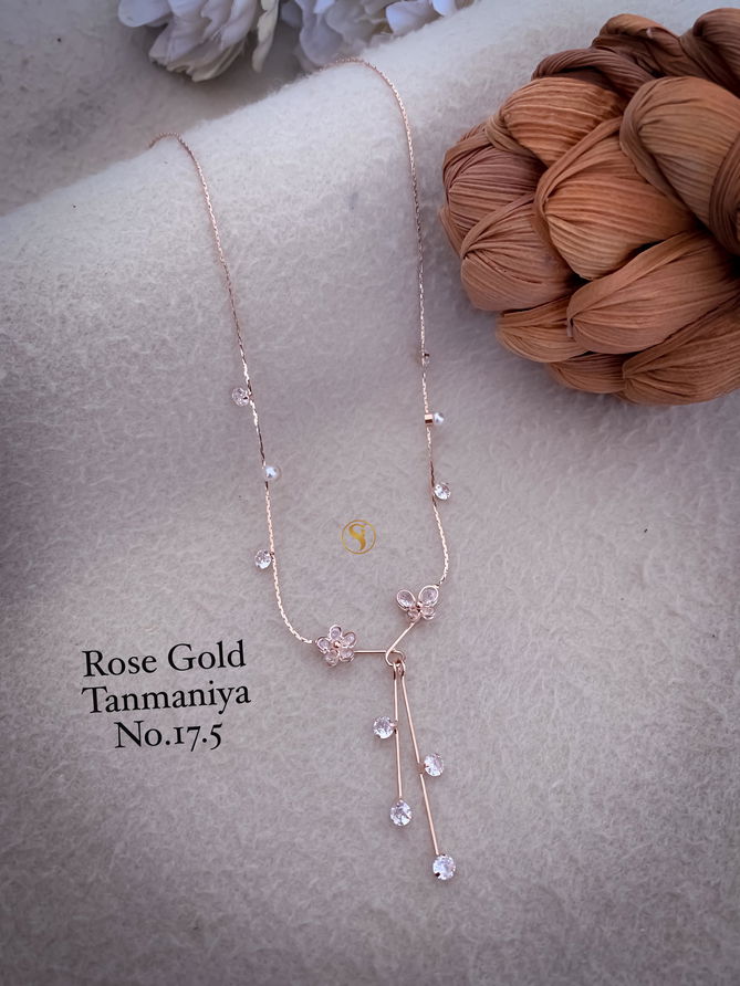 6 Rose Gold Tanmaniya Chain Wholesale Shop In Surat
